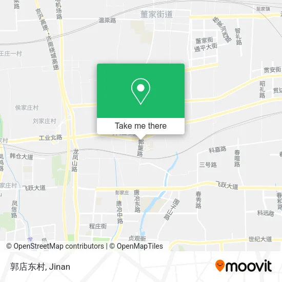 郭店东村 map