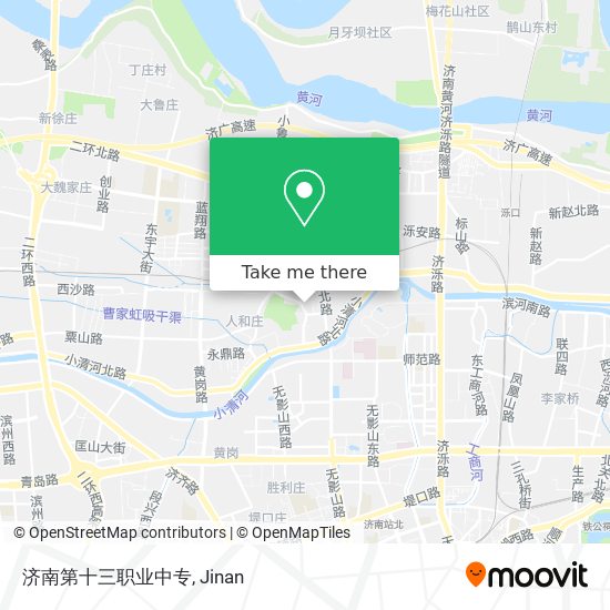 济南第十三职业中专 map