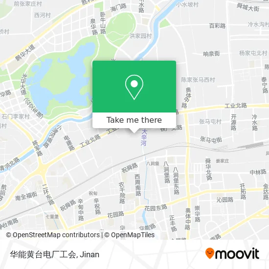 华能黄台电厂工会 map