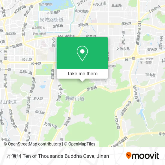 万佛洞 Ten of Thousands Buddha Cave map