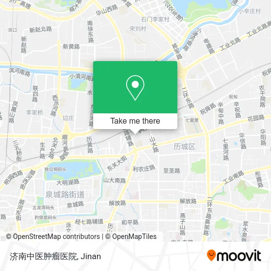 济南中医肿瘤医院 map