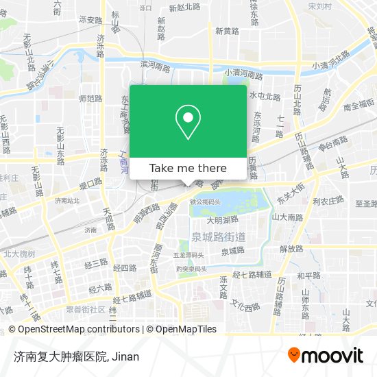 济南复大肿瘤医院 map