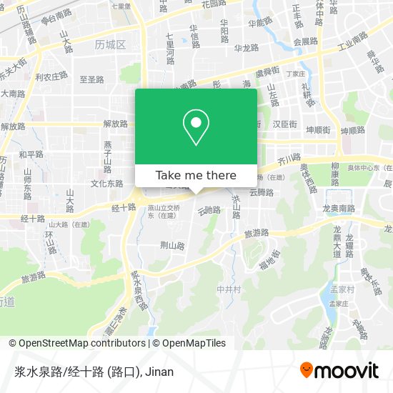 浆水泉路/经十路 (路口) map