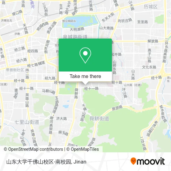 山东大学千佛山校区-南校园 map