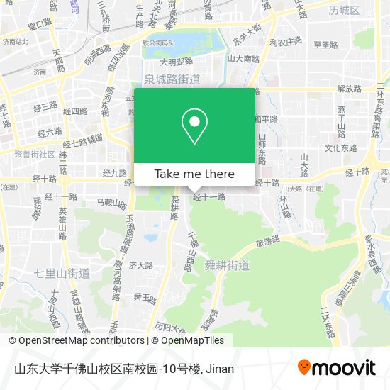 山东大学千佛山校区南校园-10号楼 map
