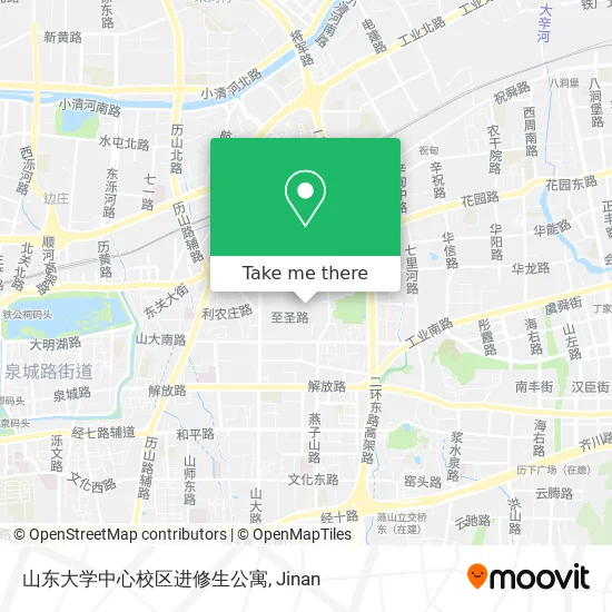 山东大学中心校区进修生公寓 map