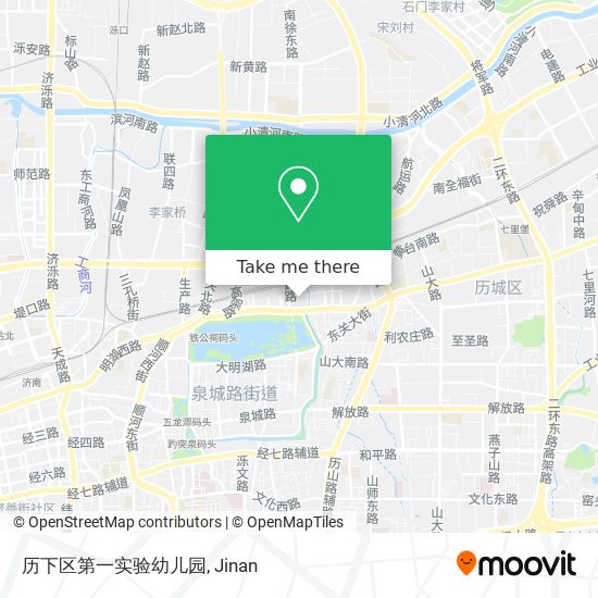 历下区第一实验幼儿园 map