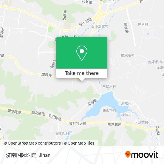 济南国际医院 map