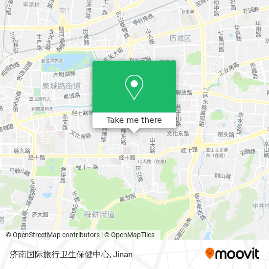 济南国际旅行卫生保健中心 map