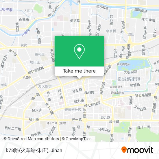 k78路(火车站-朱庄) map