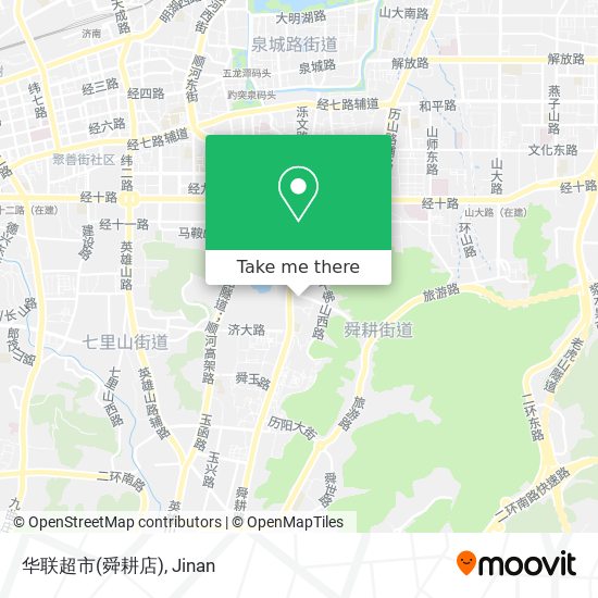 华联超市(舜耕店) map
