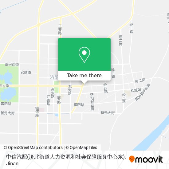 中信汽配(济北街道人力资源和社会保障服务中心东) map