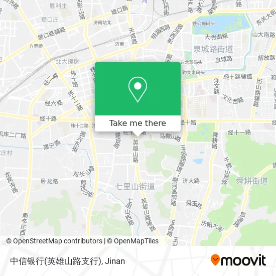 中信银行(英雄山路支行) map