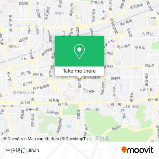 中信银行 map