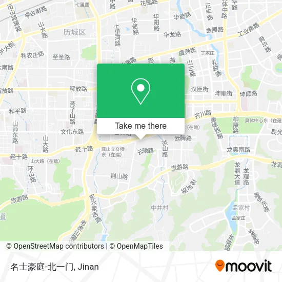 名士豪庭-北一门 map