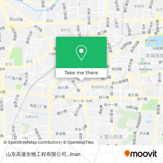 山东高速生物工程有限公司 map