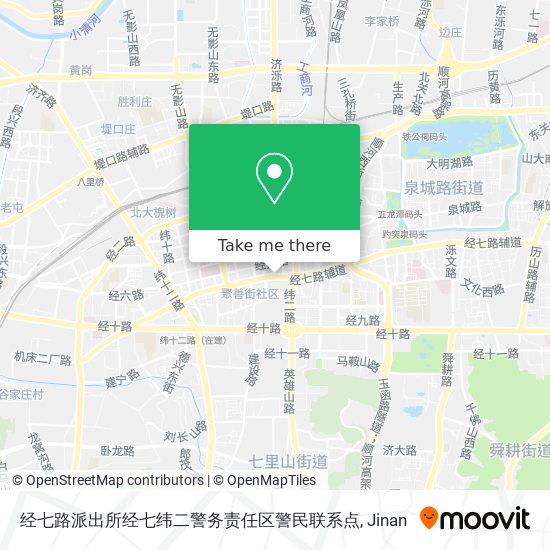 经七路派出所经七纬二警务责任区警民联系点 map