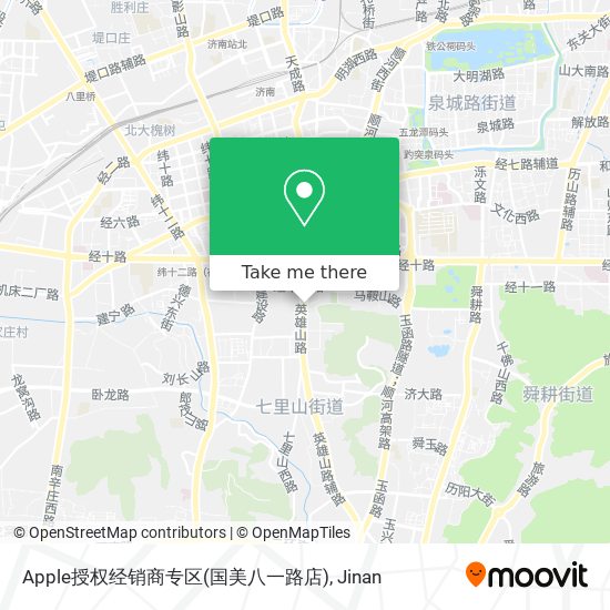 Apple授权经销商专区(国美八一路店) map