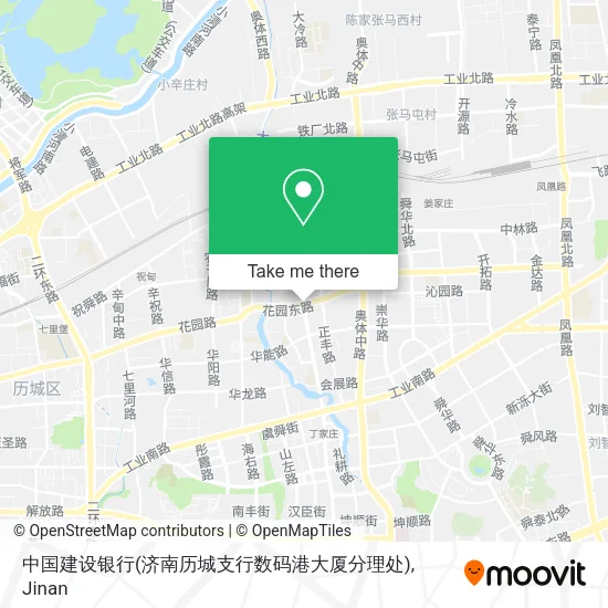 中国建设银行(济南历城支行数码港大厦分理处) map