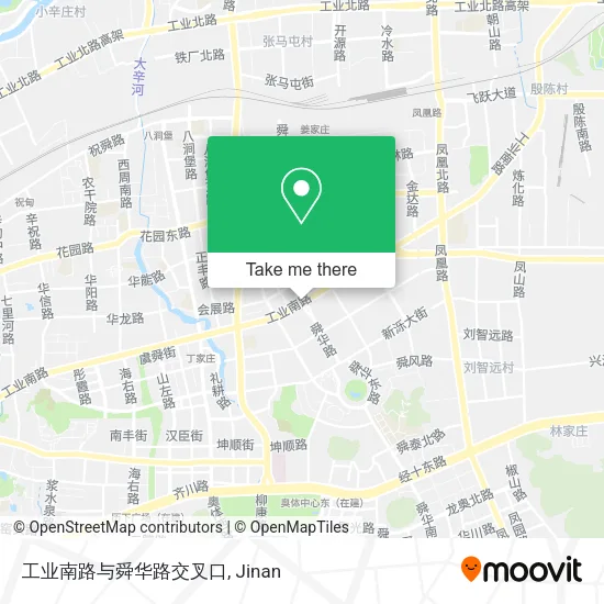 工业南路与舜华路交叉口 map