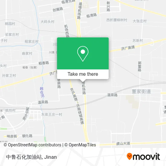 中鲁石化加油站 map