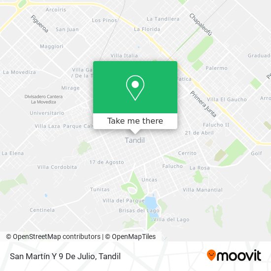 Mapa de San Martín Y 9 De Julio