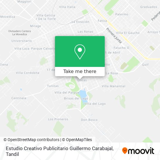 Estudio Creativo Publicitario Guillermo Carabajal map