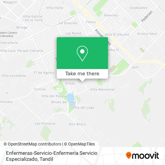 Mapa de Enfermeras-Servicio-Enfermeria Servicio Especializado