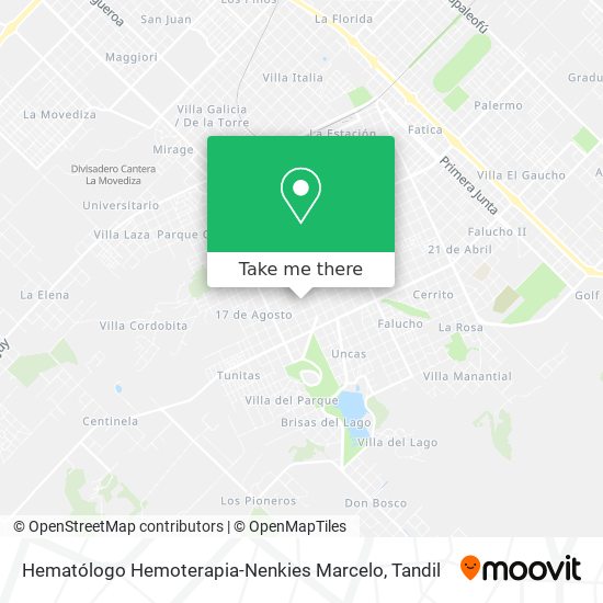 Hematólogo Hemoterapia-Nenkies Marcelo map