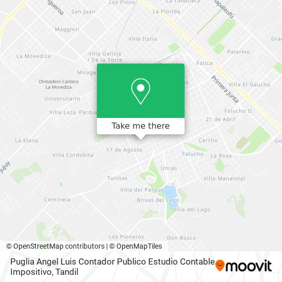 Mapa de Puglia Angel Luis Contador Publico Estudio Contable Impositivo