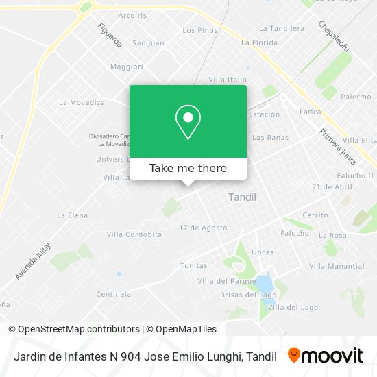 Mapa de Jardin de Infantes N 904 Jose Emilio Lunghi