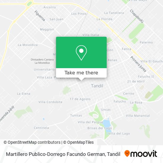 Mapa de Martillero Publico-Dorrego Facundo German