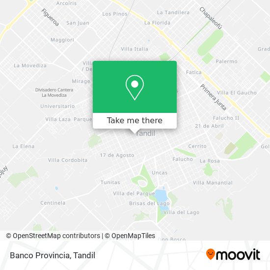 Mapa de Banco Provincia