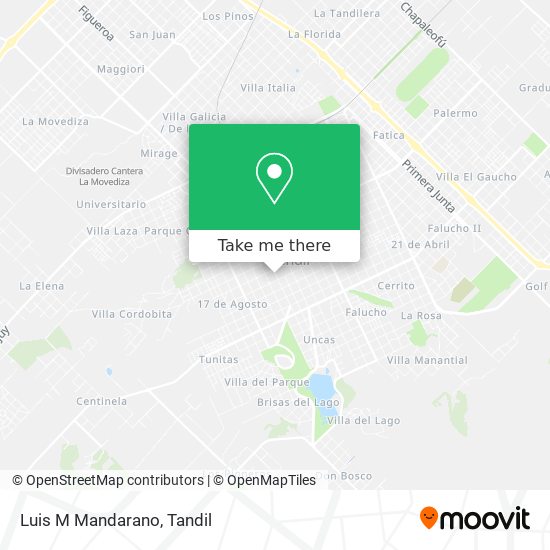 Mapa de Luis M Mandarano