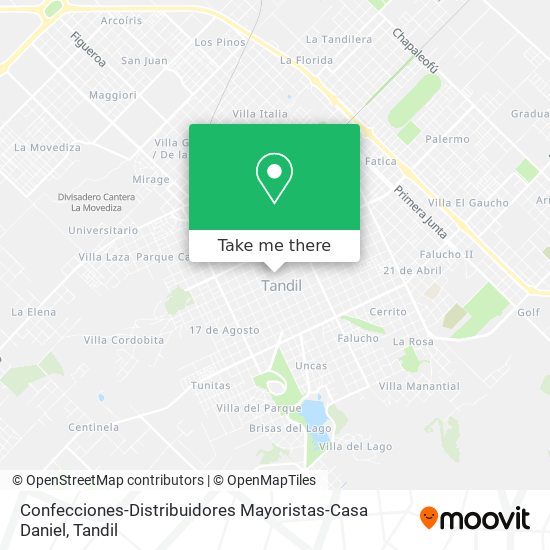 Confecciones-Distribuidores Mayoristas-Casa Daniel map