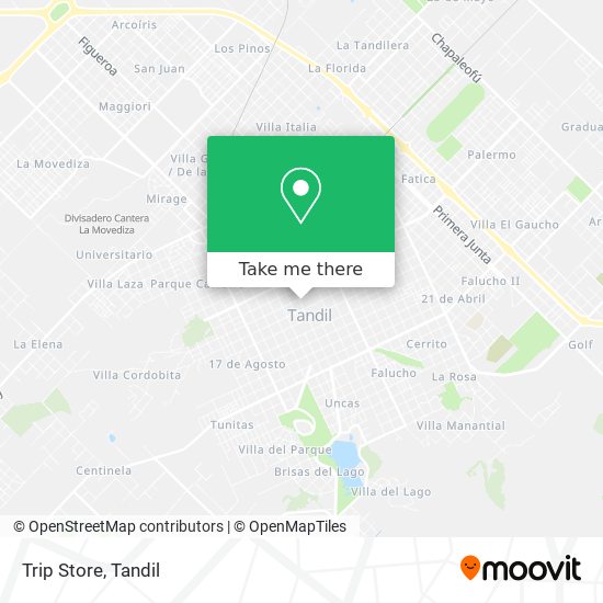 Trip Store map