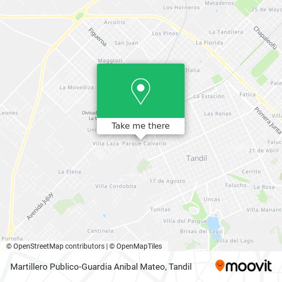 Martillero Publico-Guardia Anibal Mateo map