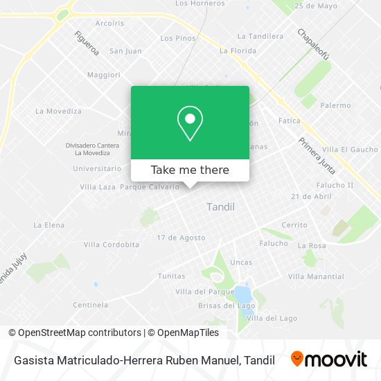 Gasista Matriculado-Herrera Ruben Manuel map
