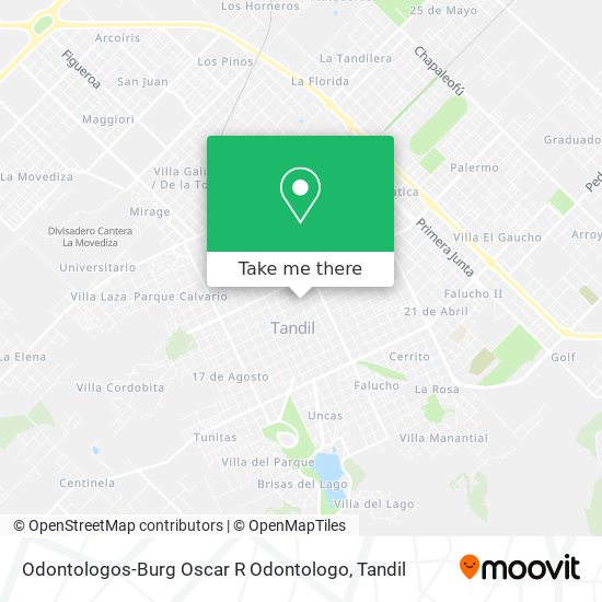 Mapa de Odontologos-Burg Oscar R Odontologo