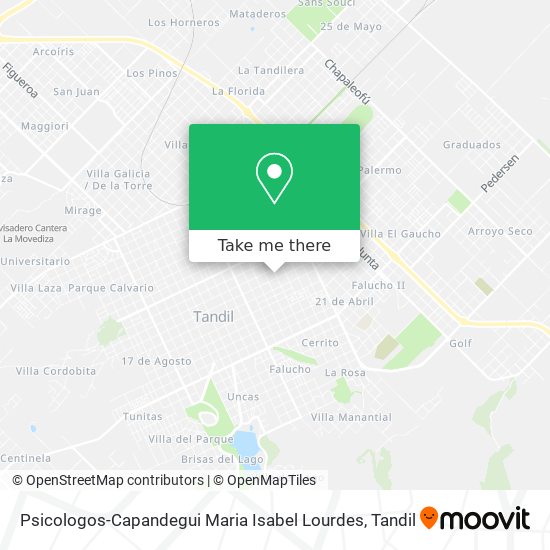 Psicologos-Capandegui Maria Isabel Lourdes map