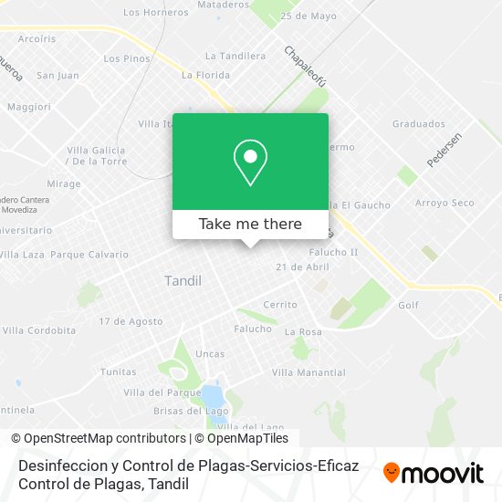 Desinfeccion y Control de Plagas-Servicios-Eficaz Control de Plagas map