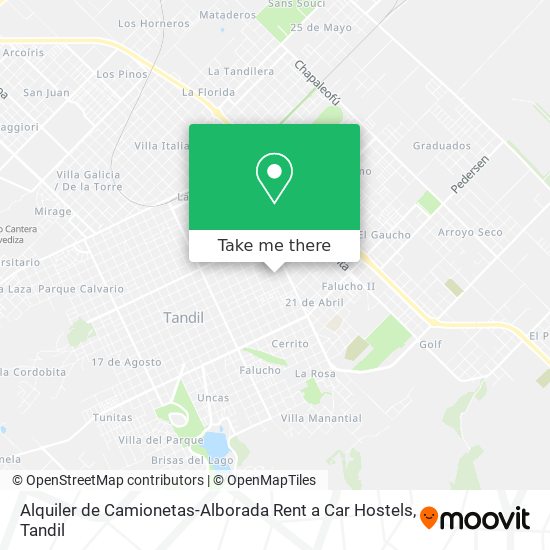 Alquiler de Camionetas-Alborada Rent a Car Hostels map