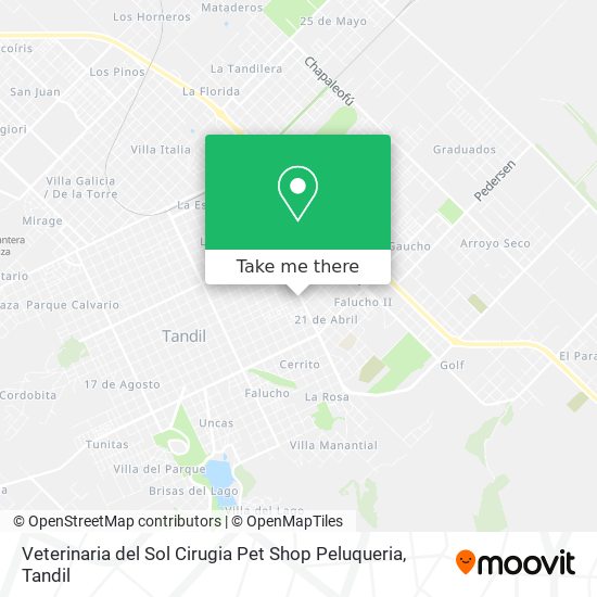 Veterinaria del Sol Cirugia Pet Shop Peluqueria map