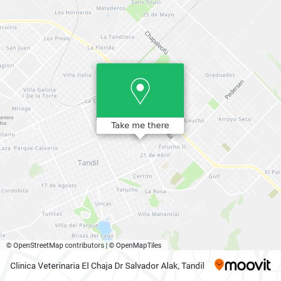 Clinica Veterinaria El Chaja Dr Salvador Alak map