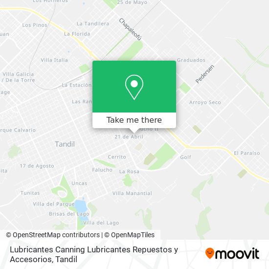 Mapa de Lubricantes Canning Lubricantes Repuestos y Accesorios