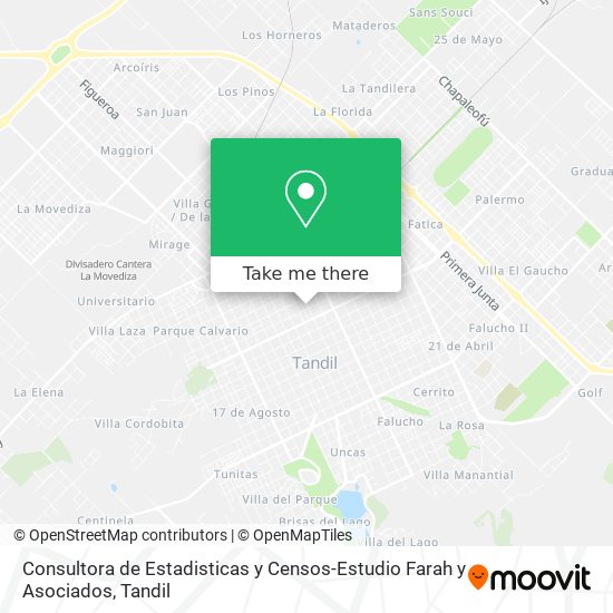 Consultora de Estadisticas y Censos-Estudio Farah y Asociados map