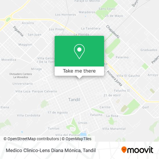 Mapa de Medico Clinico-Lens Diana Mónica