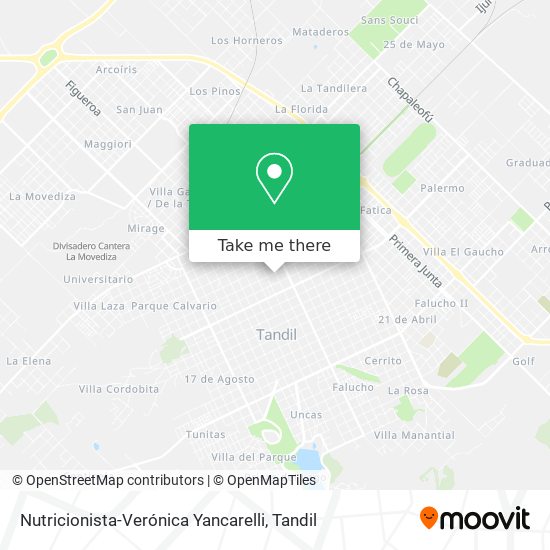 Nutricionista-Verónica Yancarelli map