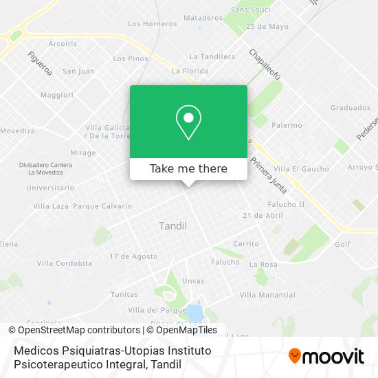 Medicos Psiquiatras-Utopias Instituto Psicoterapeutico Integral map