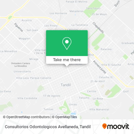 Mapa de Consultorios Odontologicos Avellaneda